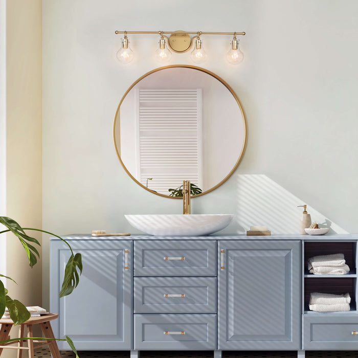 Phospa 4-Light Gold Bathroom Vanity Light