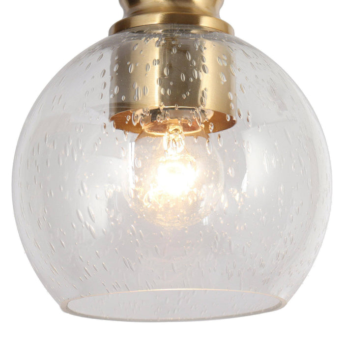 Amiry 1-Light Black and Brass Pendant Lights