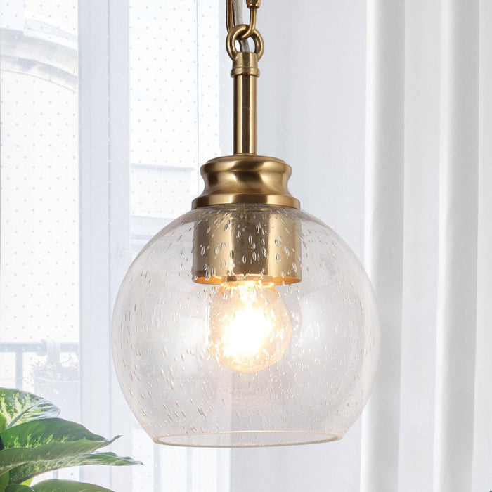Amiry 1-Light Black and Brass Pendant Lights