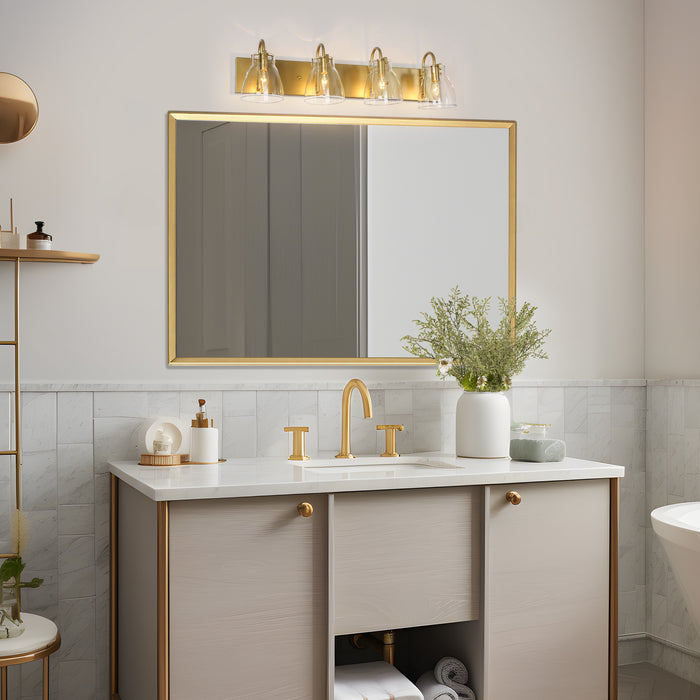 Erynia 4-Light Gold Bathroom Vanity Lights