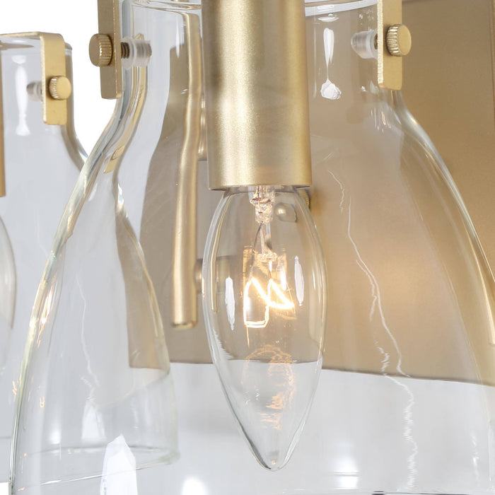 Erynia 4-Light Gold Bathroom Vanity Lights