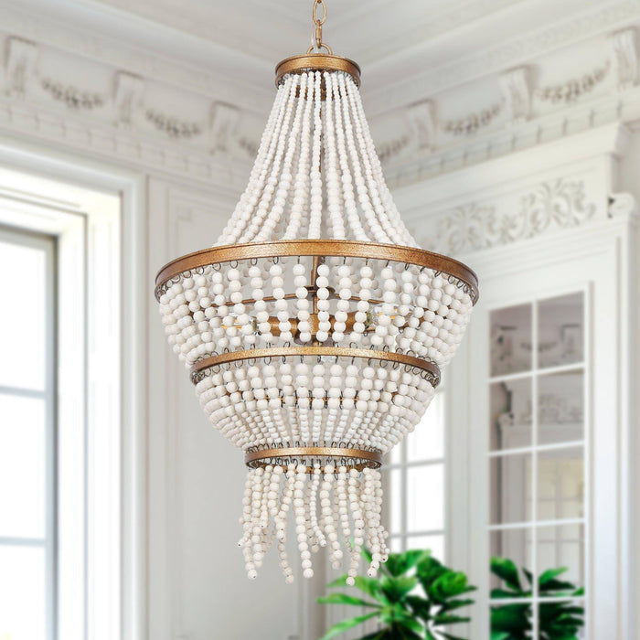 Citeaka 3-Light Gold Chandelier