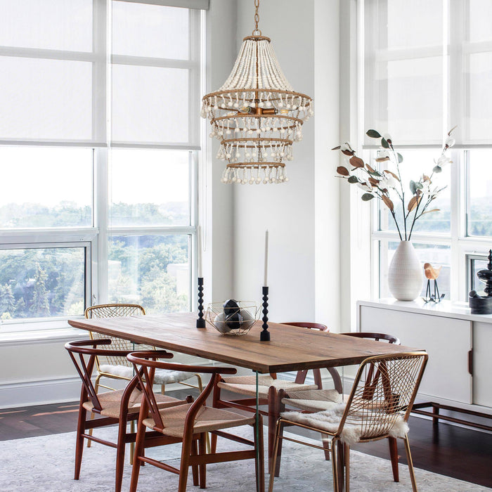 Sigrid 4-Light Gold Chandelier