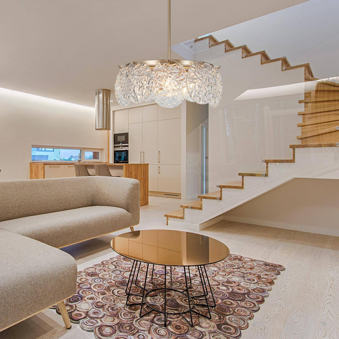 Medira 5-Light Gold Chandelier