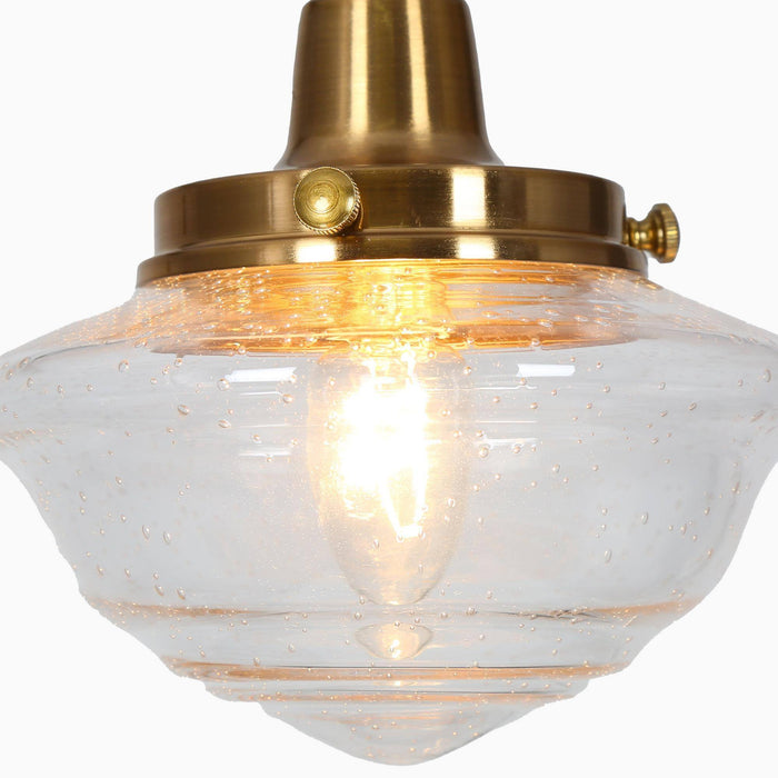 Getara 5-Light Black and Brass Chandelier