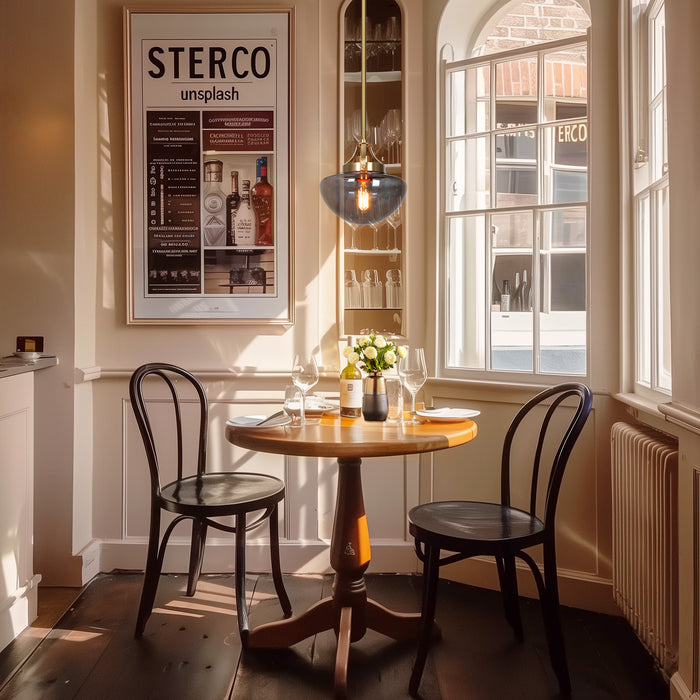Astraya 1-Light Brass Pendant Light