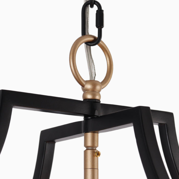 Vicuna 6-Light Gold Chandelier