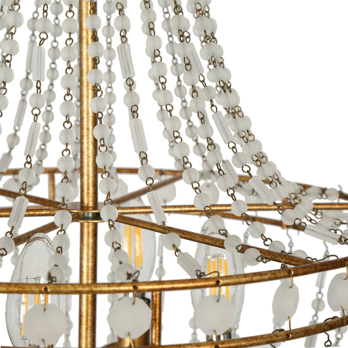 Chasila 4-Light Gold Chandelier