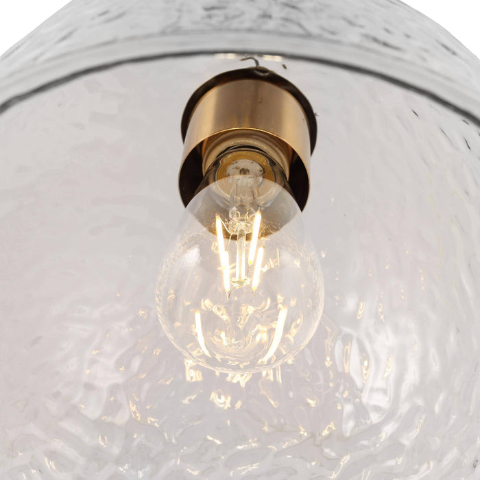 Defmora 1-Light Brass Pendant Light