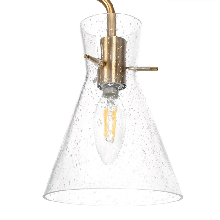 Mythrel 5-Light Brass Chandelier