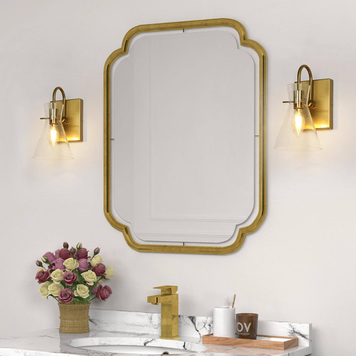 Mythrel 1-Light Brass Wall Sconce