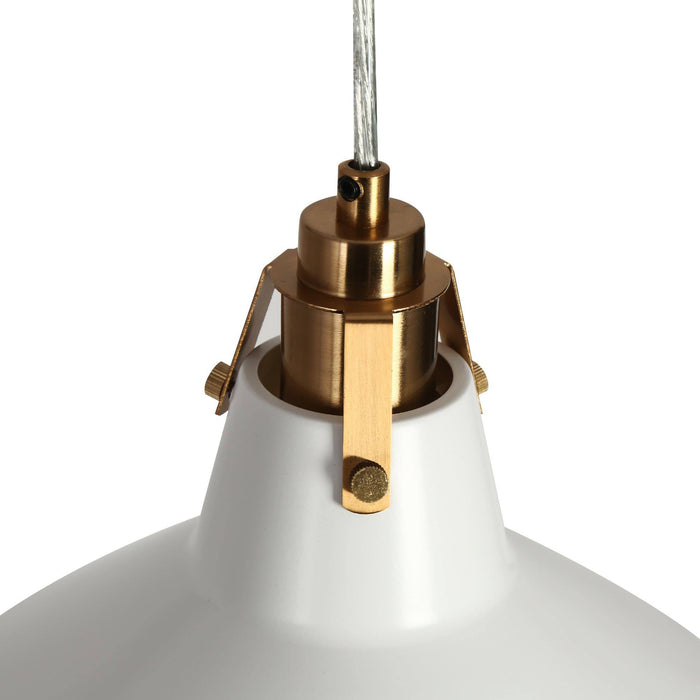 Tencan 1-Light Brass Pendant Light