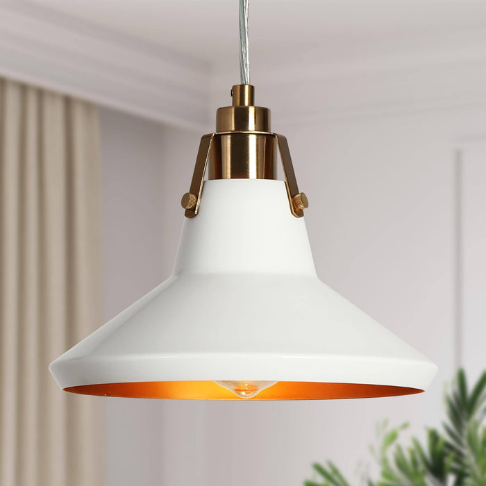 Tencan 1-Light Brass Pendant Light