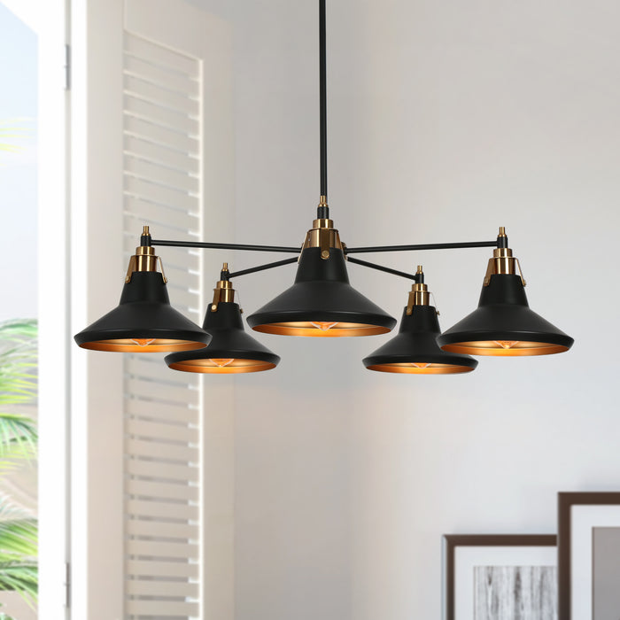Tencan 5-Light Metal Chandelier