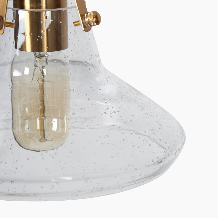 Parhic 5-Light Black And Brass Chandelier
