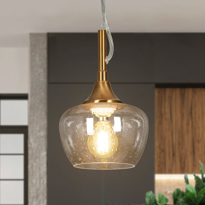 Respla 1-Light Brass Pendant Lights
