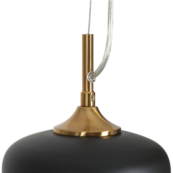 Respla 1-Light Black Pendant Light