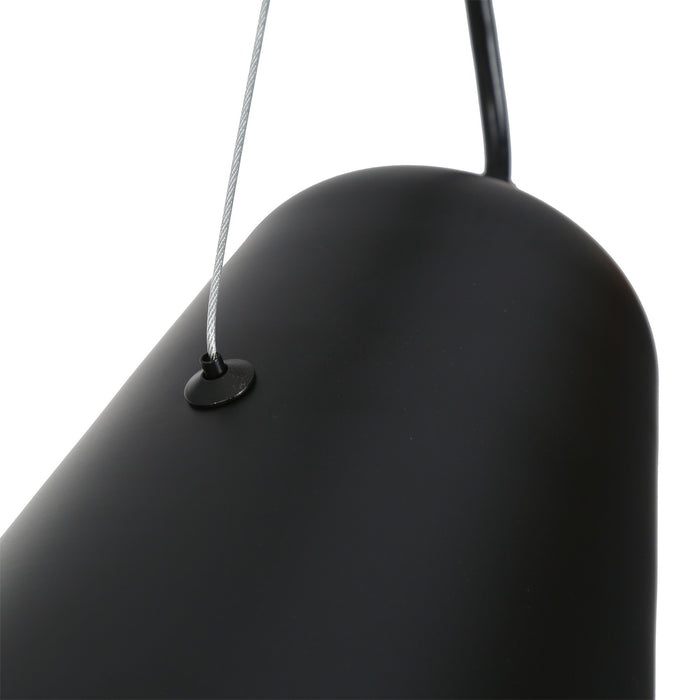 Epodt 1-Light Black Pendant Light