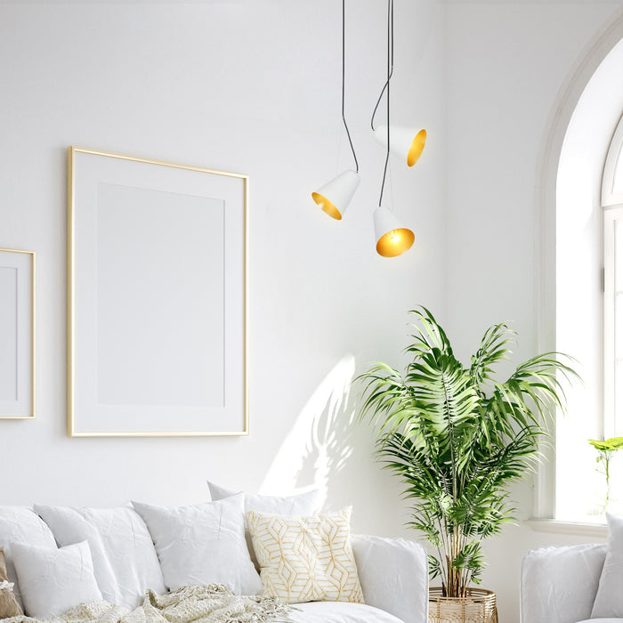 Epodt 1-Light Gold Pendant Light
