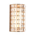 1-Light LED Gold Crystal Wall Sconce - Belles Lighting