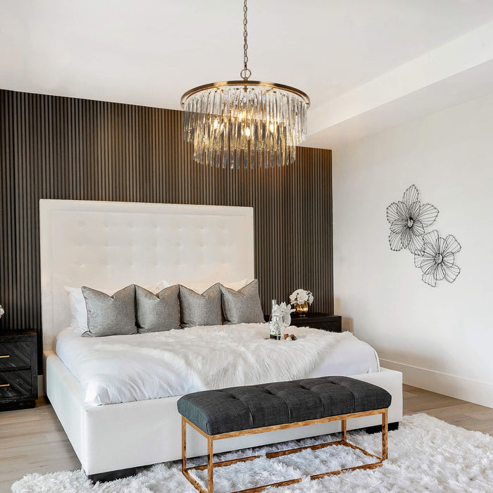 Tisvior 6-Light Brass Chandelier