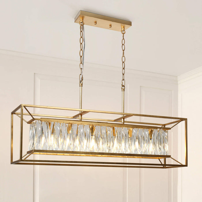 Bulphyl 6-Light Gold Island Light