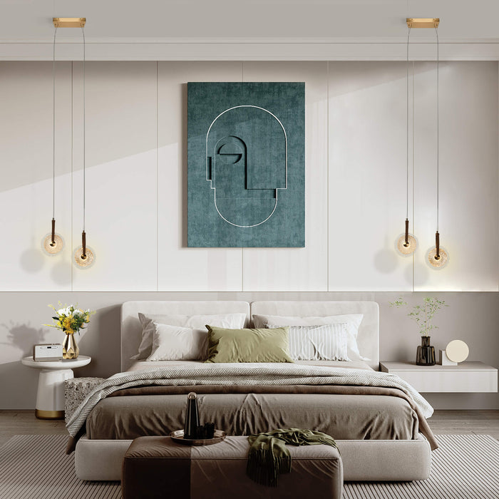 Sylvian 2-Light LED Brass Chandelier
