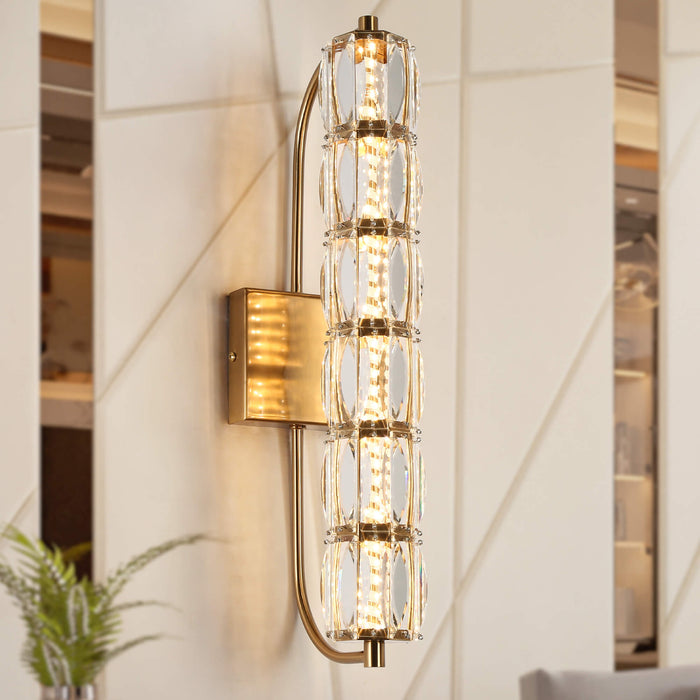 Favbert 1-Light LED Brass Wall Sconces