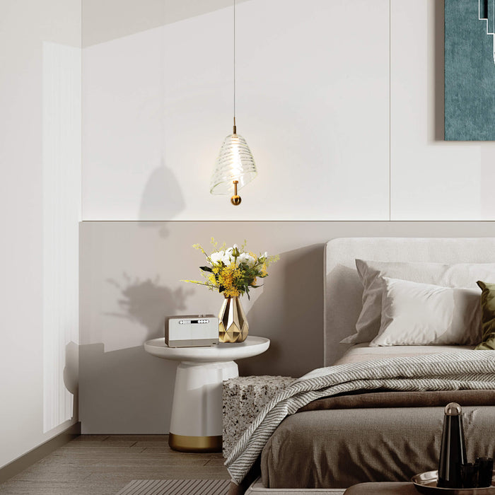 Xalorine 1-Light LED Brass Pendant Lights
