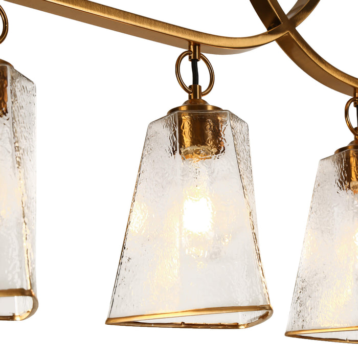 Sduiaor 6-Light Brass Island Light