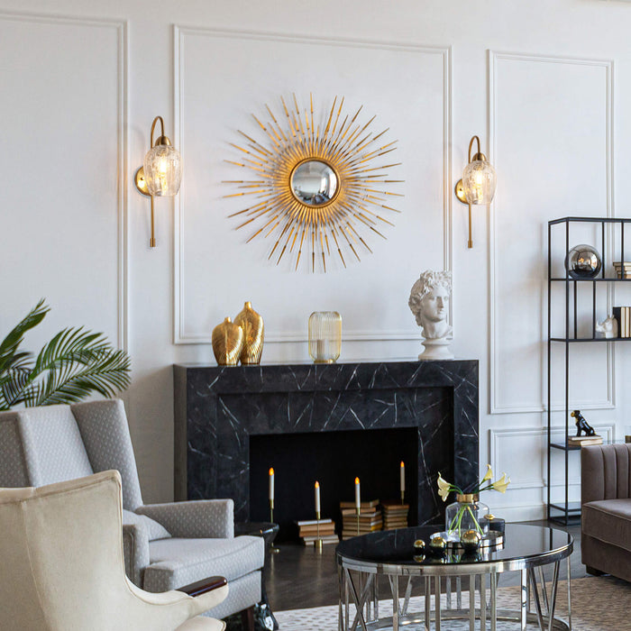 Mirabel 1-Light Brass Wall Sconces