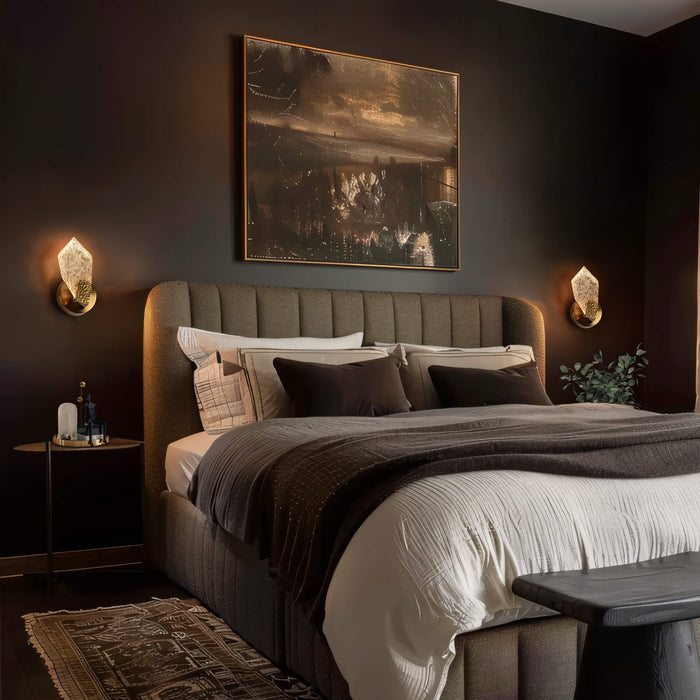 Veylise 1-Light LED Brass Wall Sconce