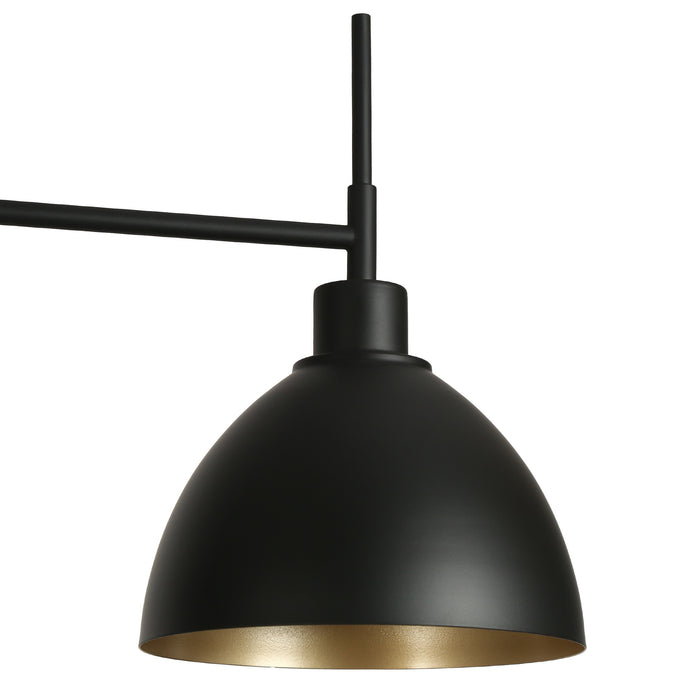Tisvion 3-Light Black and Gold Island Light