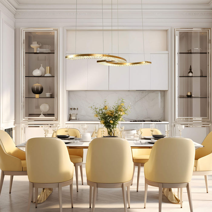 Moanmur 1-Light LED Brass Island Light