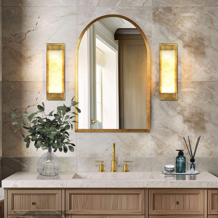 Sylmire 1-Light LED Gold Wall Sconce