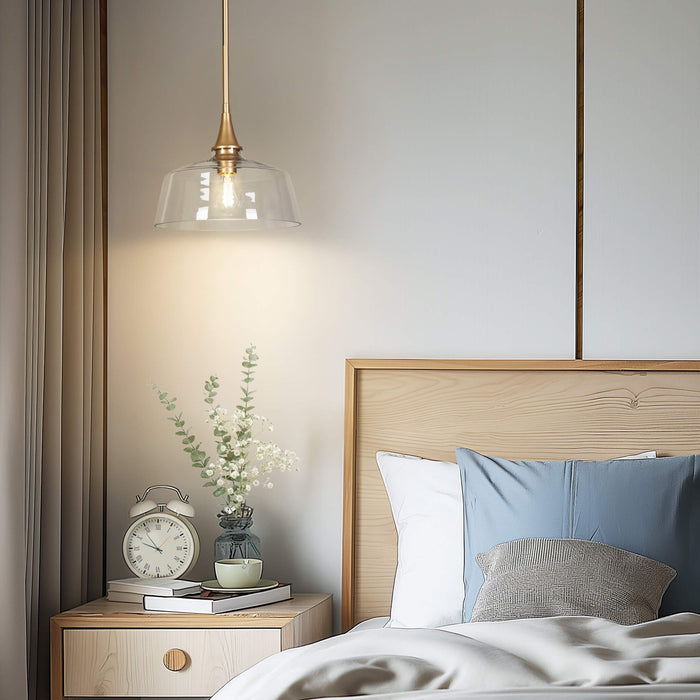 Nexarin 1-Light Gold Pendant Light