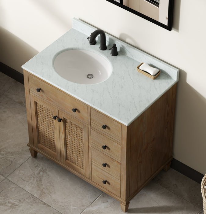 Annie 36" Weather Fir Single Bathroom Vanity