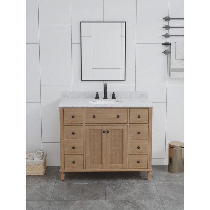 Annie 42" Weather Fir Single Bathroom Vanity