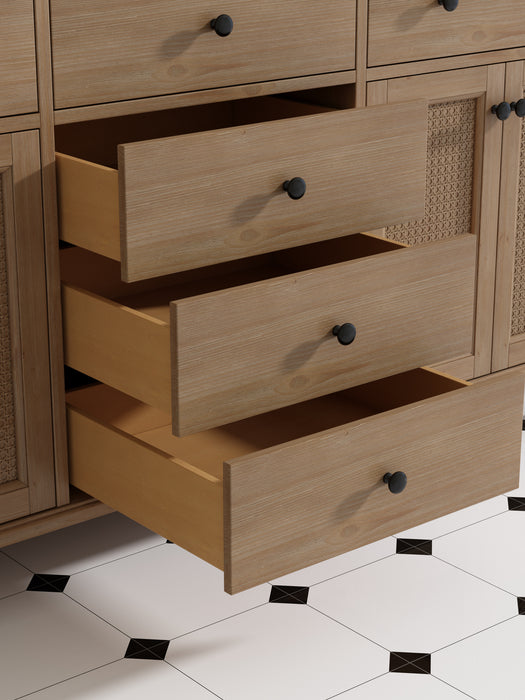 Annie 72" Weather Fir Double Bathroom Vanity
