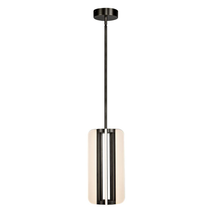 Anders 7-in Urban Bronze LED Pendant