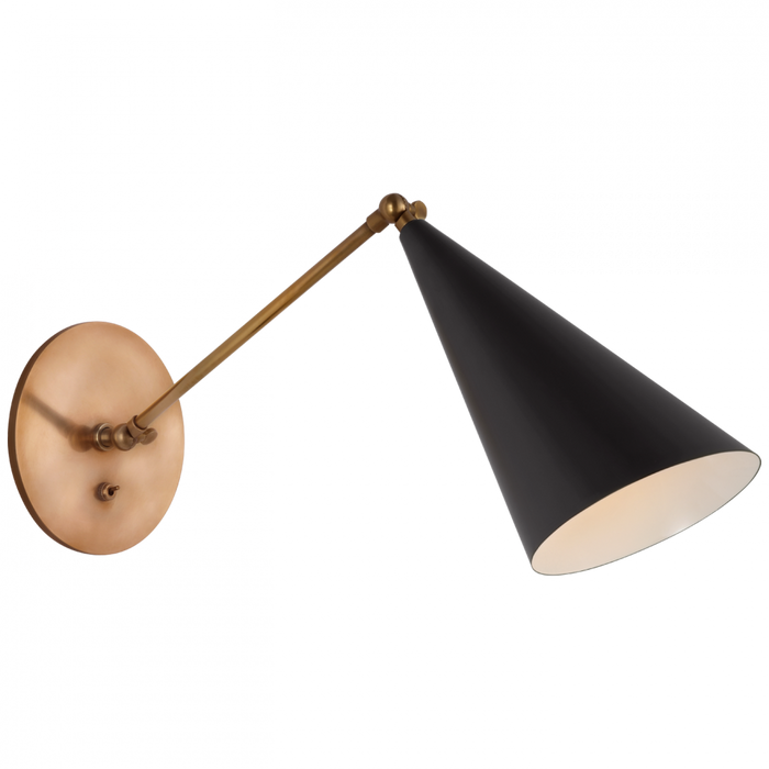 Clemente Single Arm Library Sconce