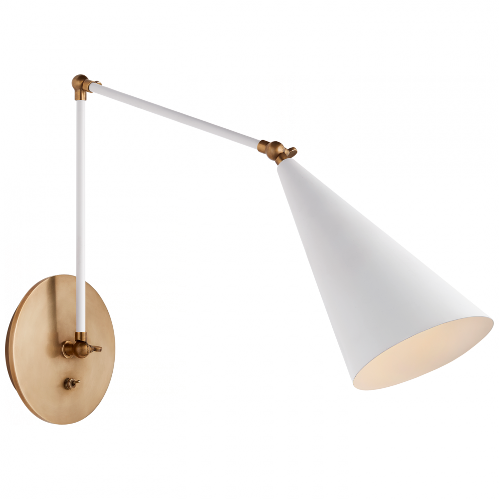 Clemente Double Arm Library Sconce — Belles Lighting