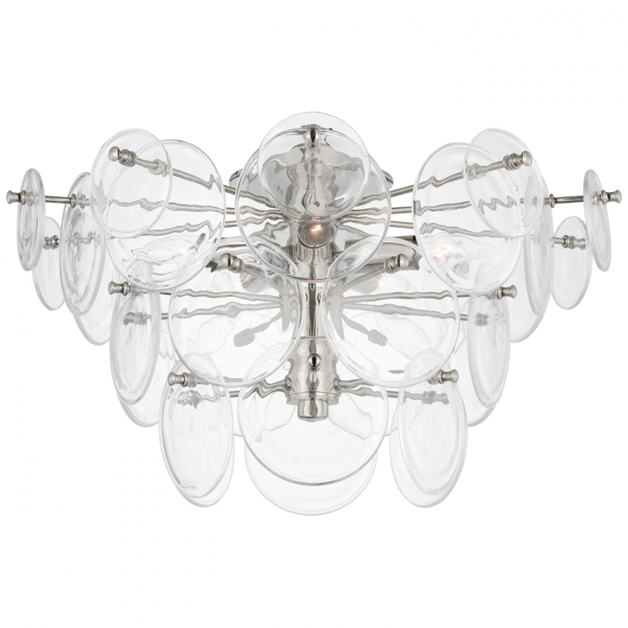 Loire Large Tiered Flush Mount