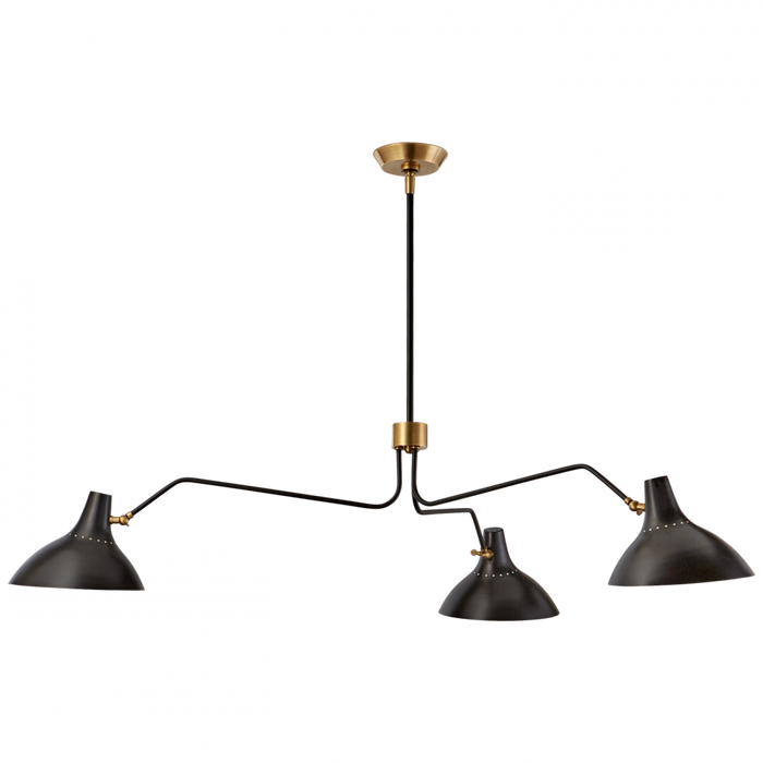 Charlton Large Triple Arm Chandelier