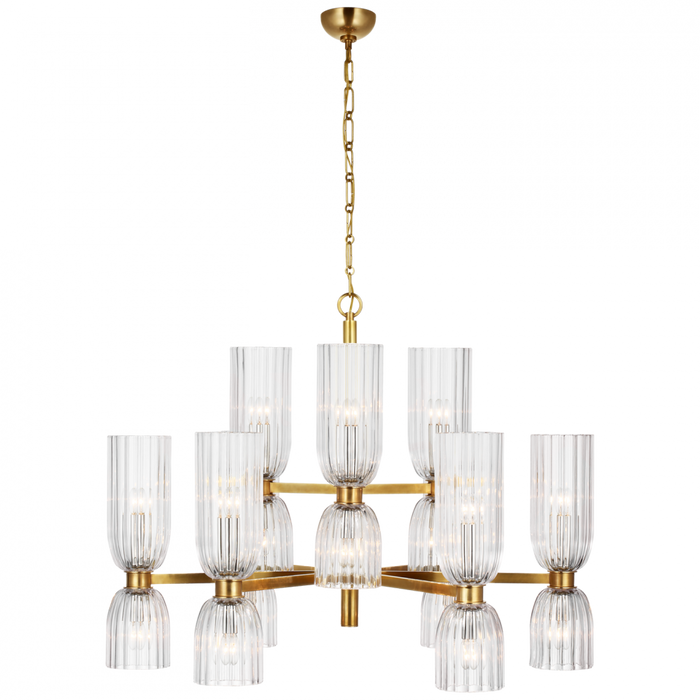 Asalea Medium Two-Tier Chandelier