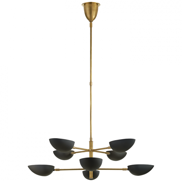 Graphic Large Two-Tier Chandelier