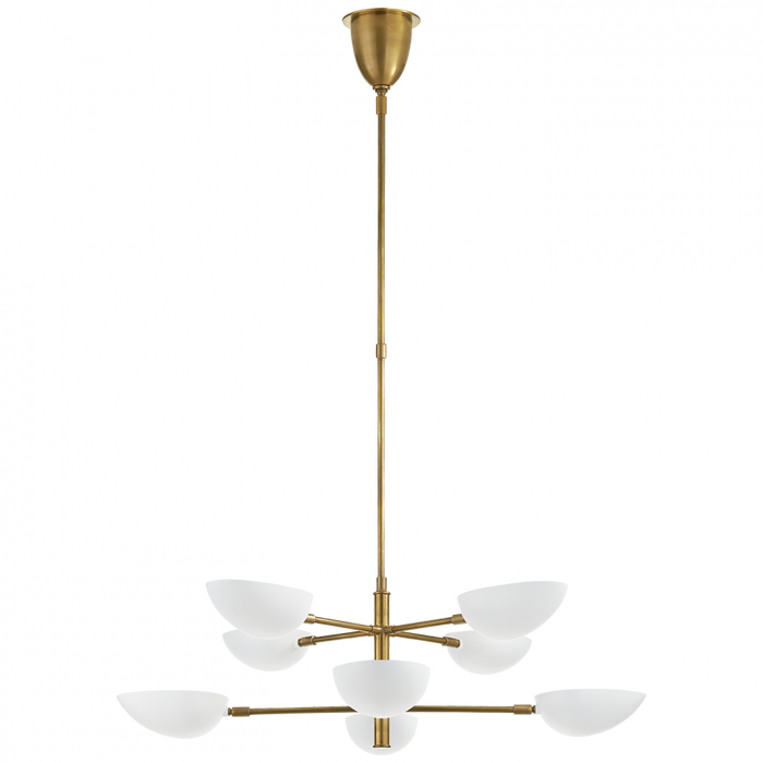 Graphic Large Two-Tier Chandelier
