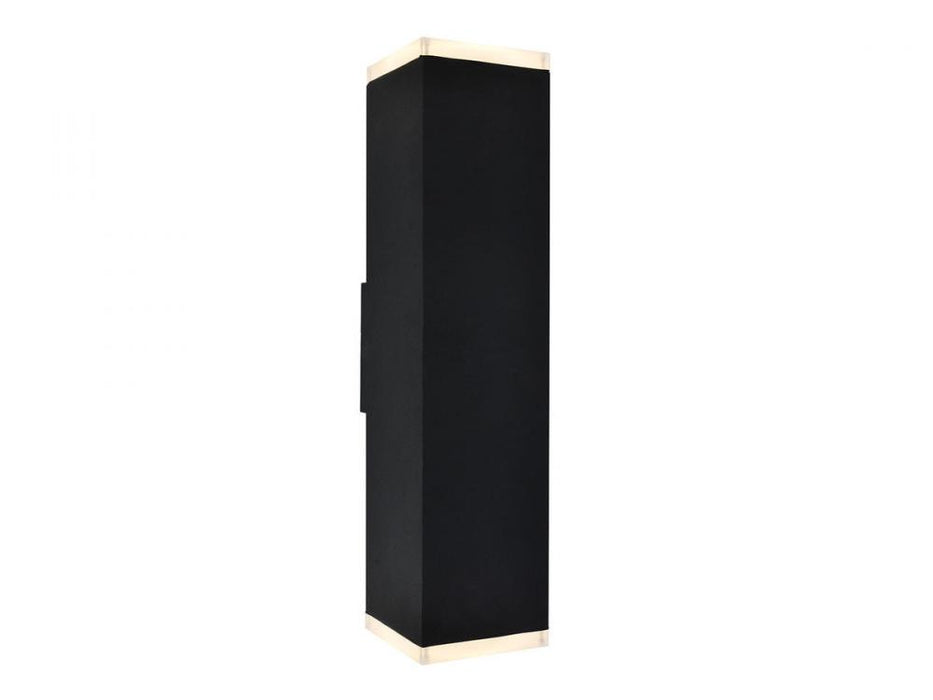 Avenue Outdoor 20" Sconce in Black with LED Panel