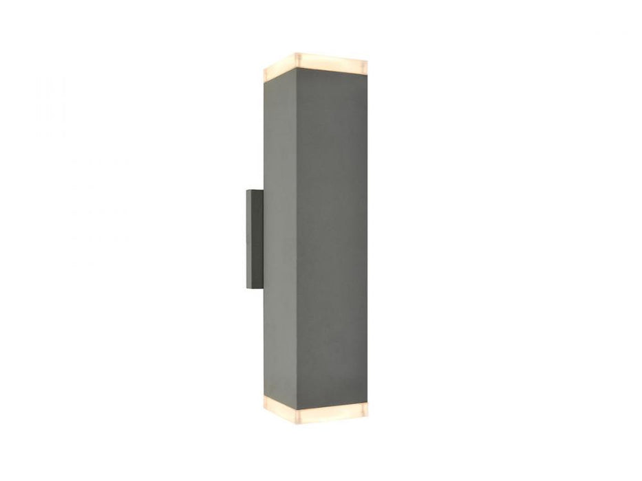 Avenue Outdoor 12" Sconce in Silver with LED Panel