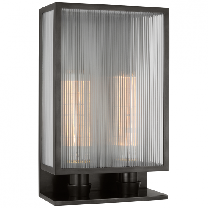 York 16" Double Box Sconce